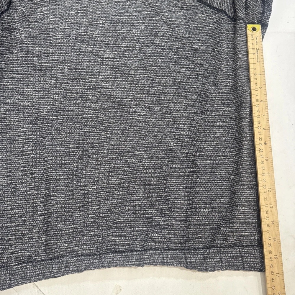 Lululemon Healthy Heart Pullover Coco Pique Black White Rulu Women's Size 6 - Picture 7 of 12